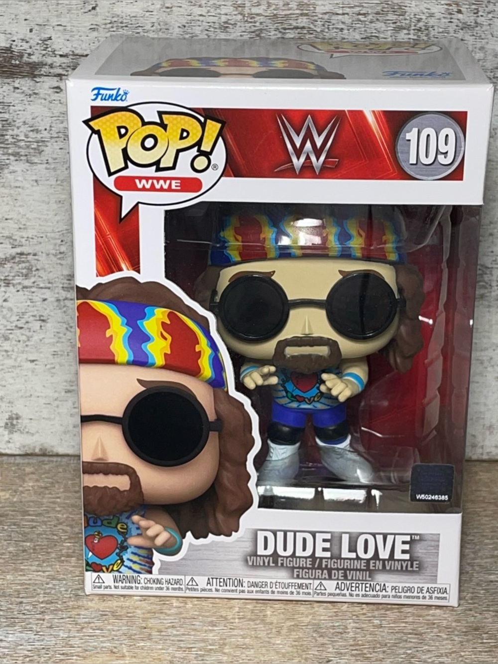 Funko Pop! WWE #109 Dude Love Vinyl Figure Brand New